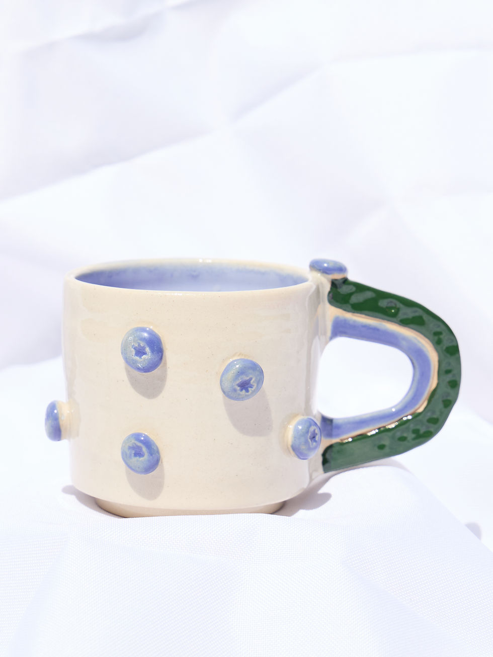 Kubek ceramiczny / borówka 