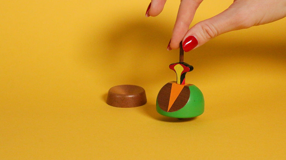 Miniatura: Peonza volcánica