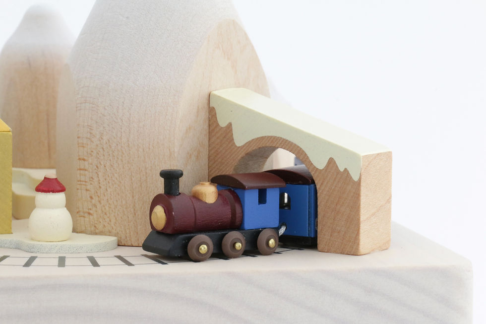 Miniature : Boîte à musique Train en hiver n°1