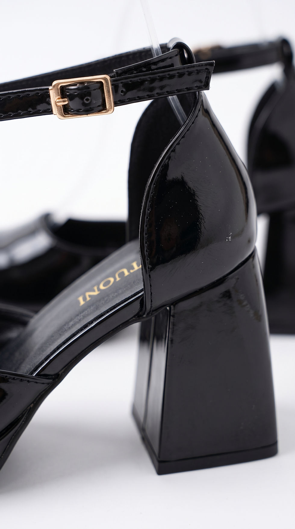 Thumbnail: Women's Waterproof Platform High Heels with Buckle