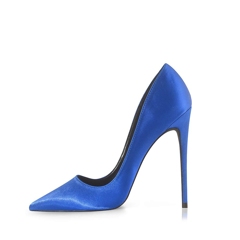 Thumbnail: Elisabet Tang High Heels Womens Pointed Toe Heels Satin Pumps Stiletto Bridal Pa