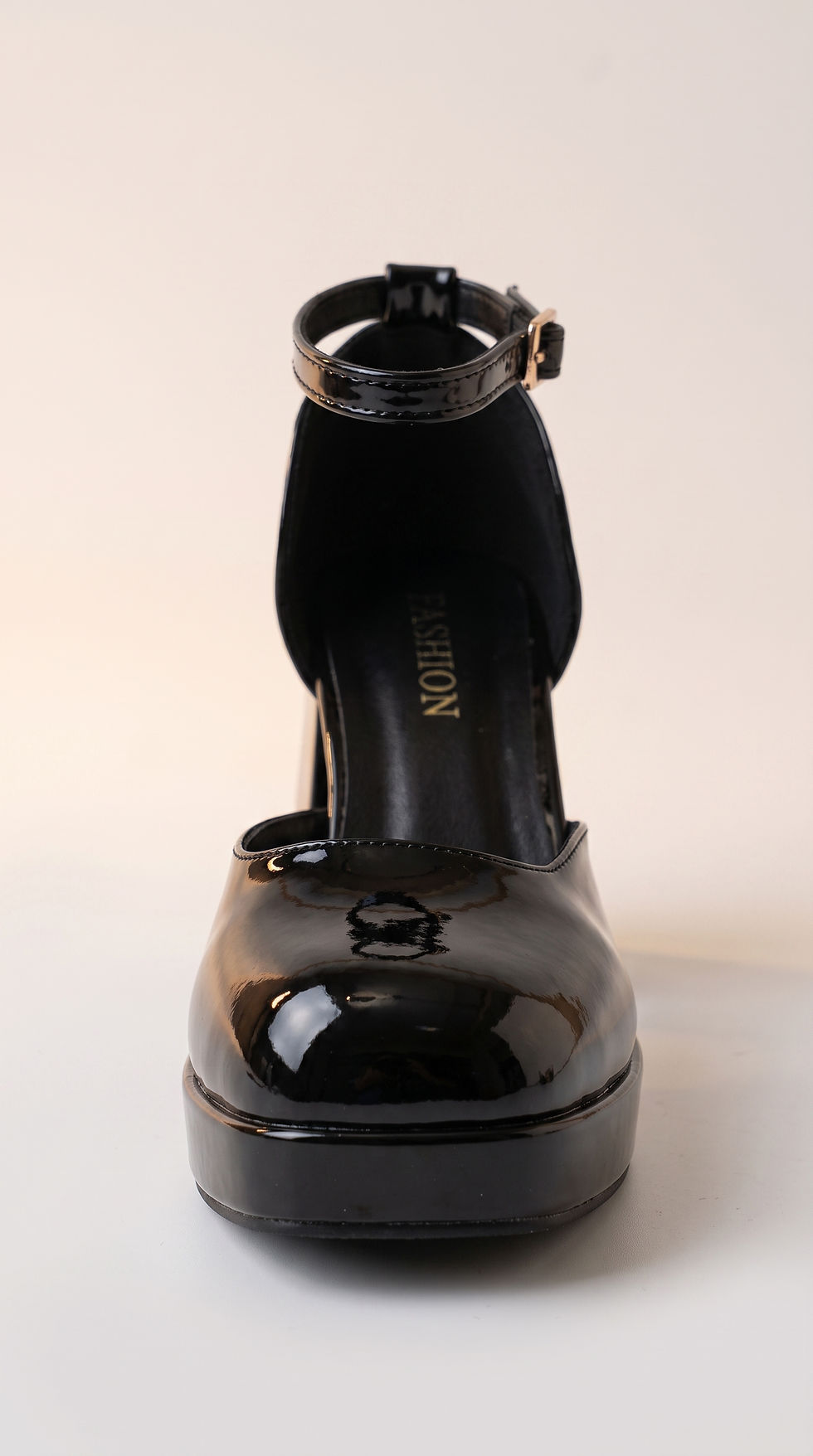 Thumbnail: Women's Waterproof Platform High Heels with Buckle