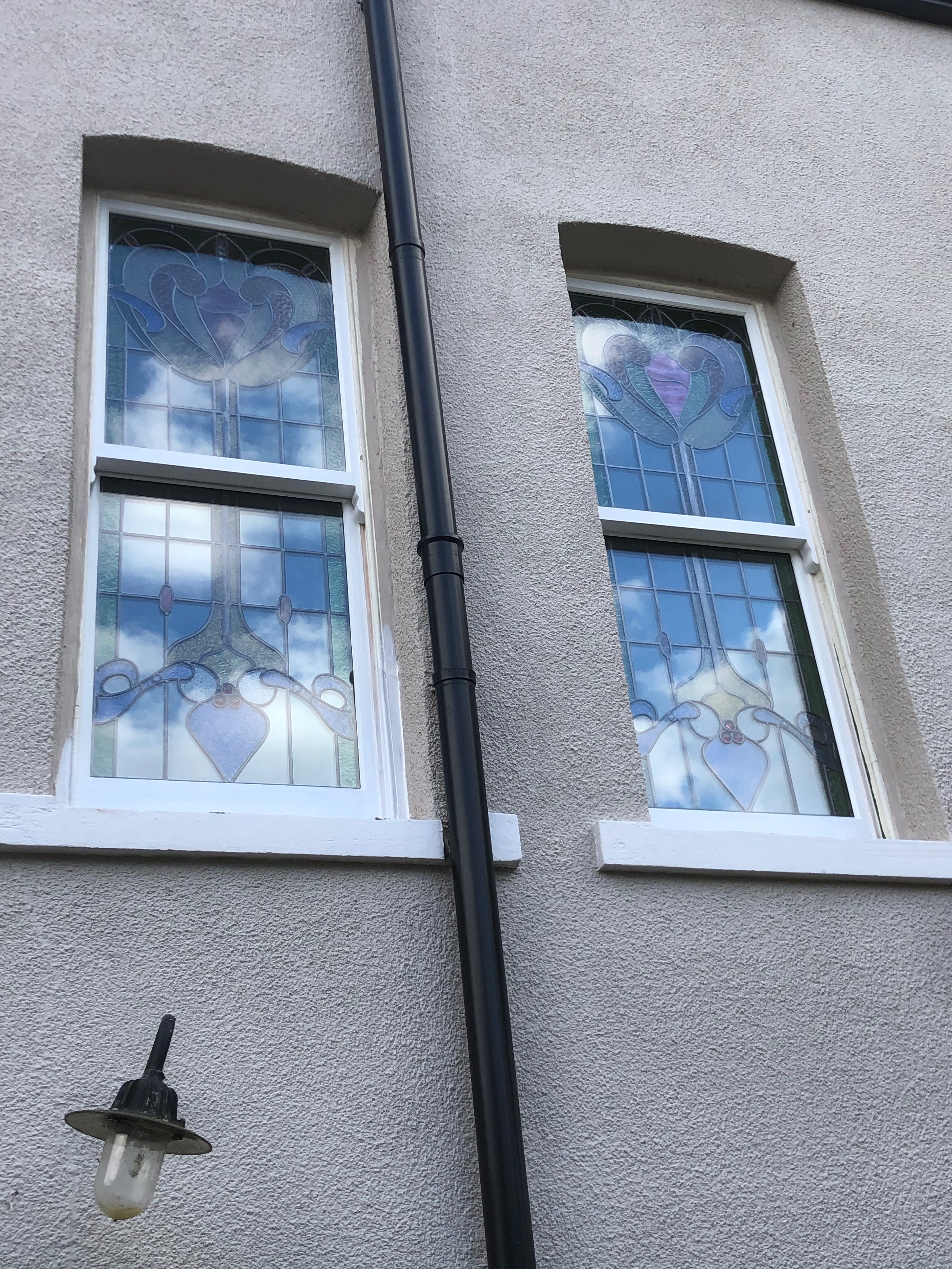 Renewed timber sash's for these Victorian stained glass windows, Encapsulated into double glazed units