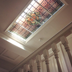 Stunning stained glass rooflight