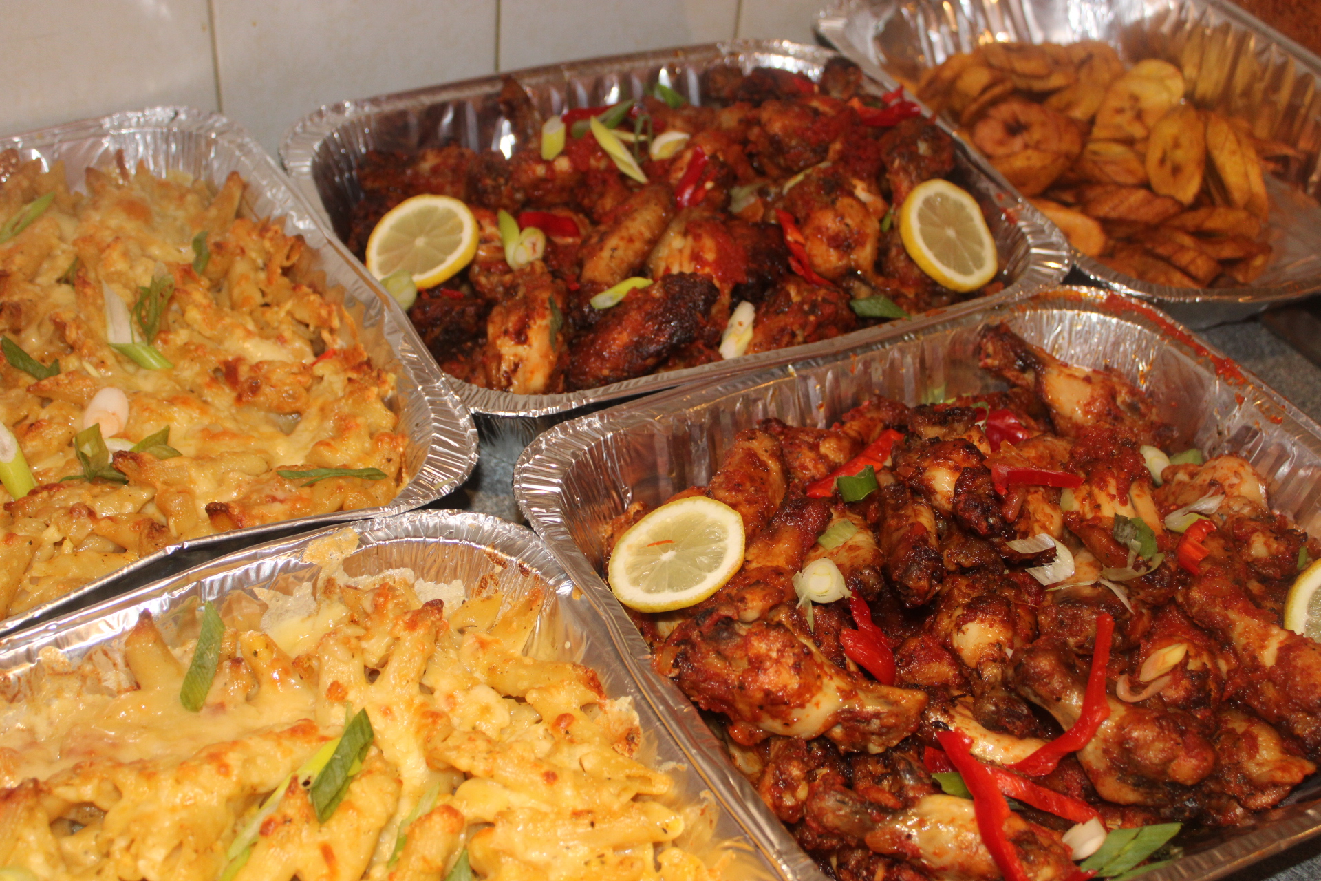 Arranged Food and Objects