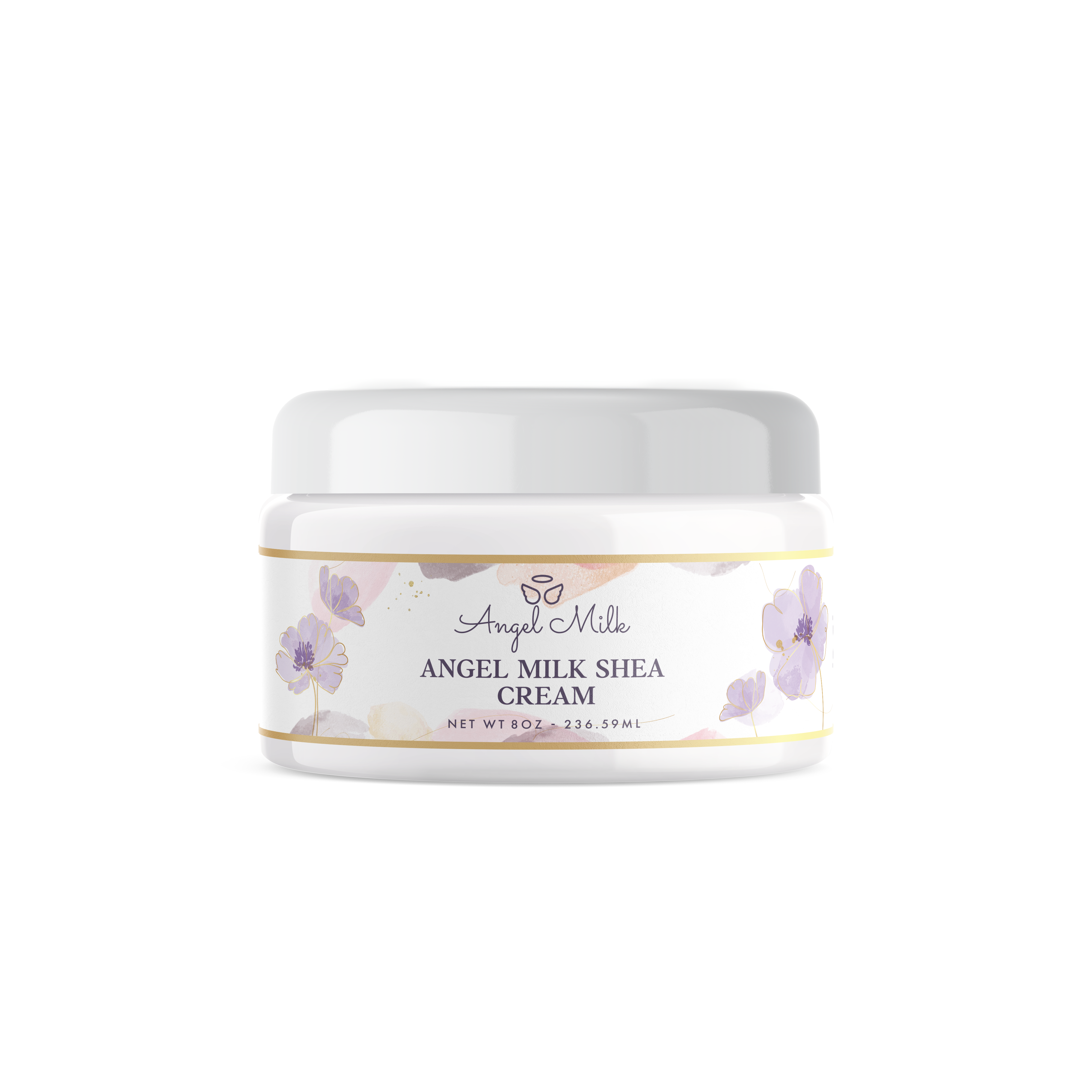 Body cream enriched with shea butter, vitamin E, and coconut oil