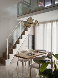 A wabi-sabi centric Penthouse with warm earthy tones