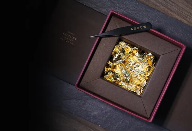 純金食用金箔禮盒 Aurum純金金箔禮品 純金食用金箔禮盒 Aurum純金金箔禮品