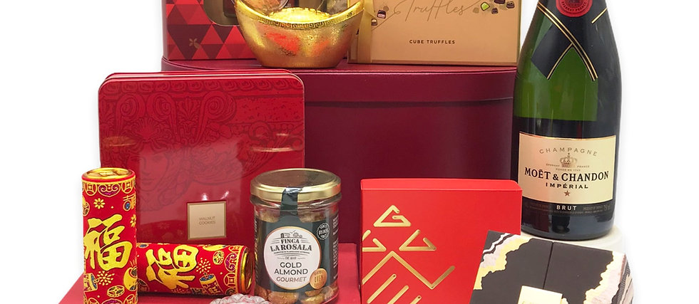 純金吉祥賀年禮籃 D