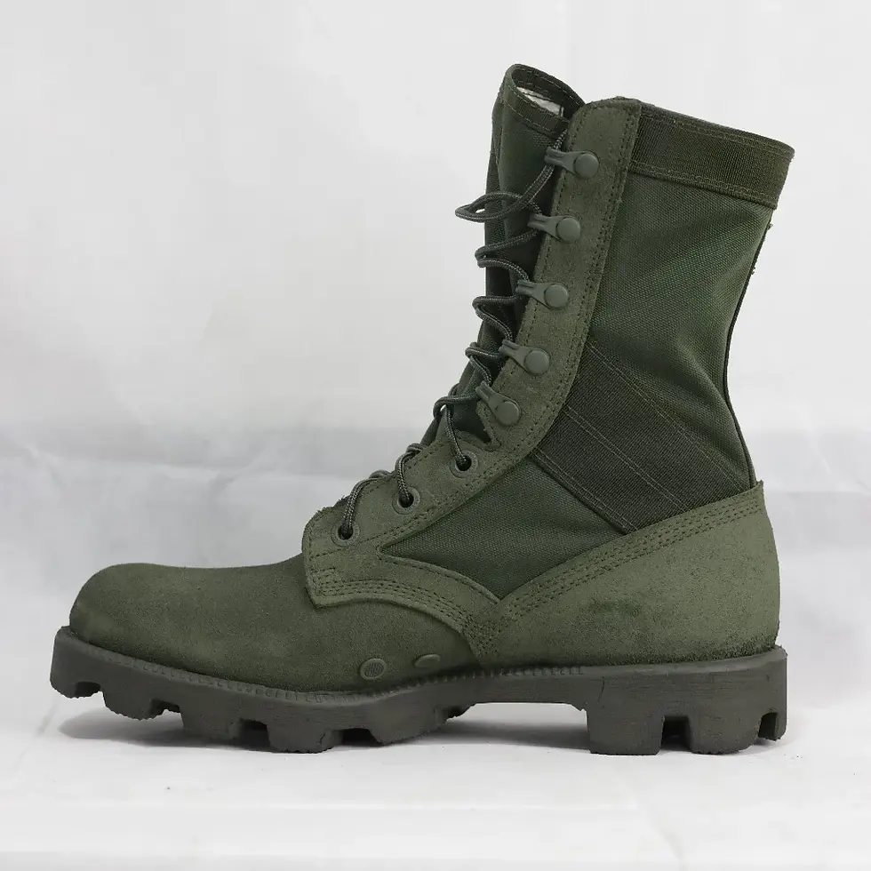Thumbnail: GIBSON SUEDE COMBAT BOOTS OD GREEN