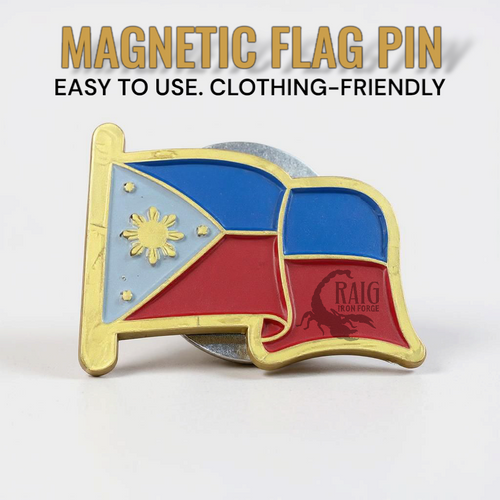PHILIPPINE PH FLAG MAGNETIC PIN SUPPLY SERGEANT PH