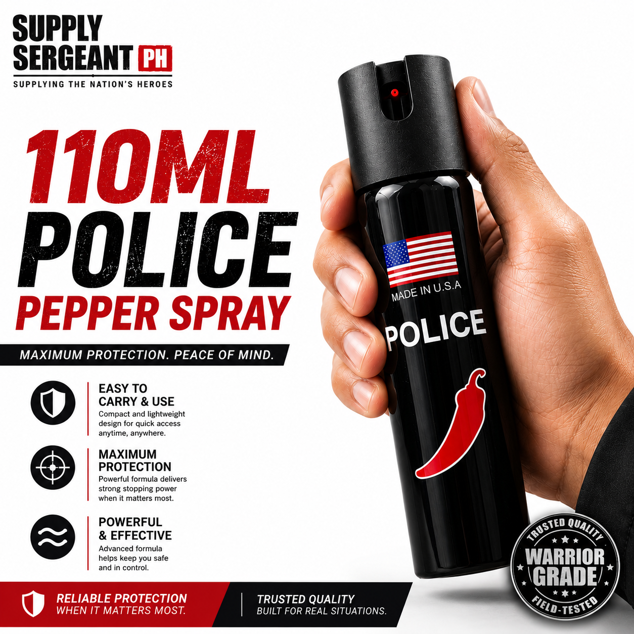 POLICE PEPPER SPRAY
