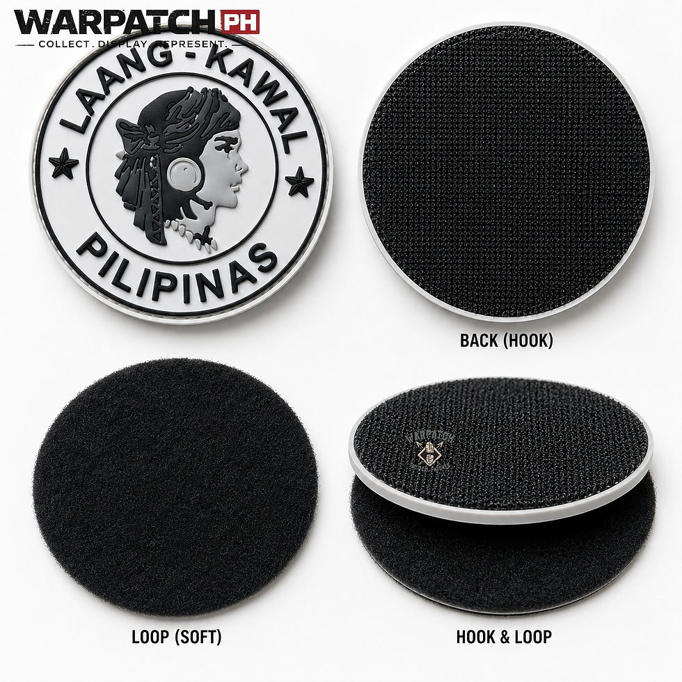 Thumbnail: LAANG KAWAL PVC PATCH GRAY