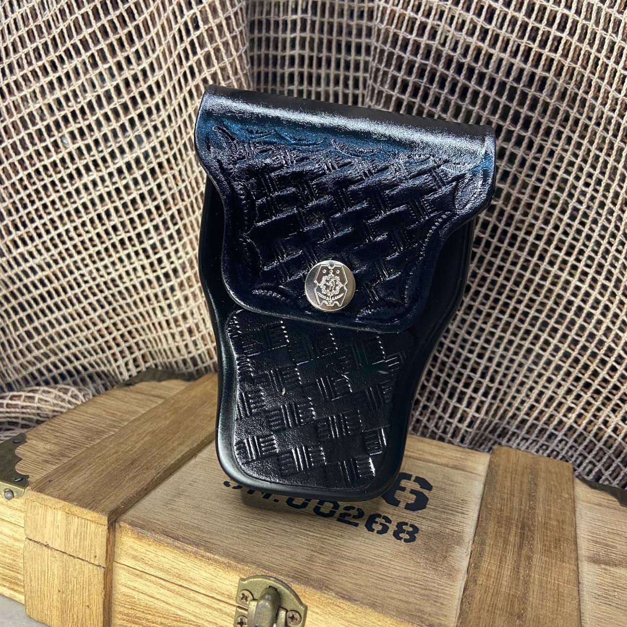 PNP Duty Leather Handcuff Case