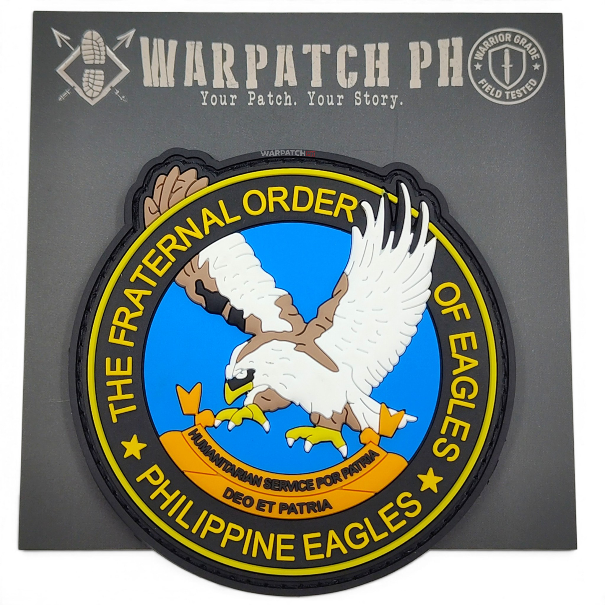 FRATERNAL ORDER OF THE PHILIPPINE EAGLES PVC PATCH