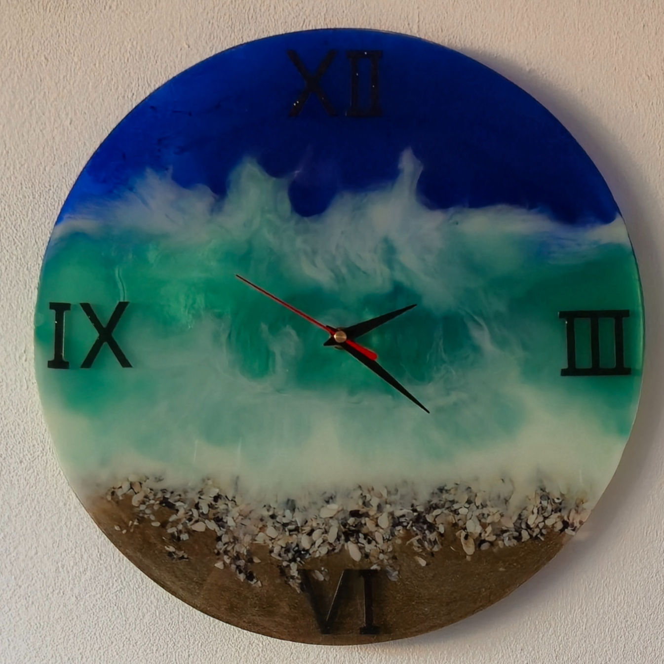 🌊 Часовник от епоксидна смола