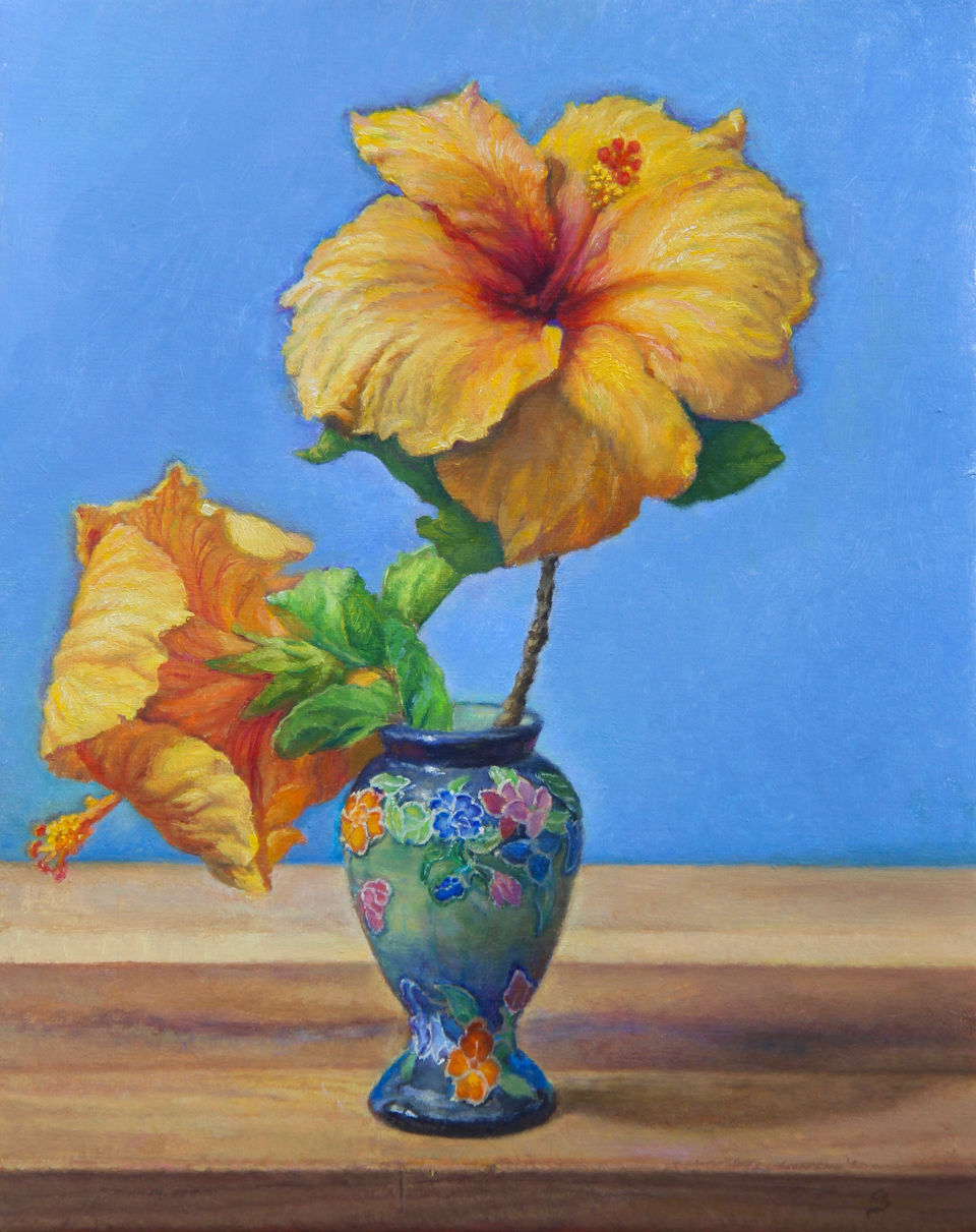 “Aute Samoa” oil on linen, 250 x 200mm, 2019