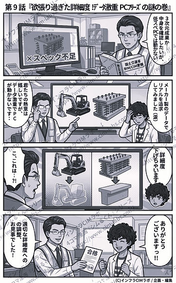 11話『欲張りすぎた詳細度!PC激重フリーズの巻』