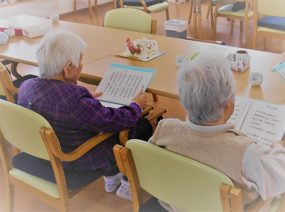 お歌の時間。お好きな曲はありましたか？