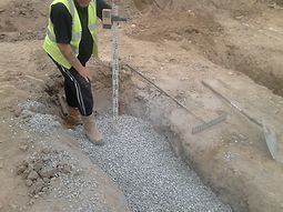 Percoltion Area geting ready