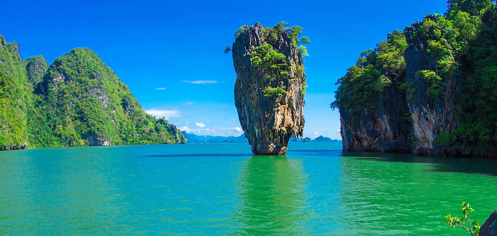 Miniatura: La isla de James bond o Koh Tapu está situada en el parque nacional de Phang Nga