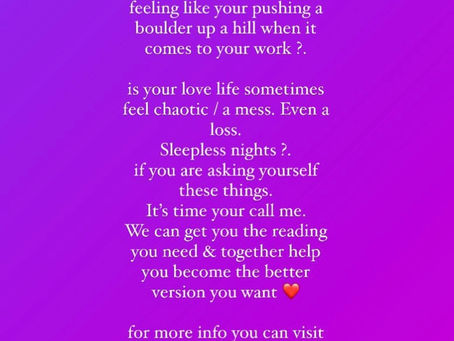 Helping you through these times with spiritual balance and psychic healing.