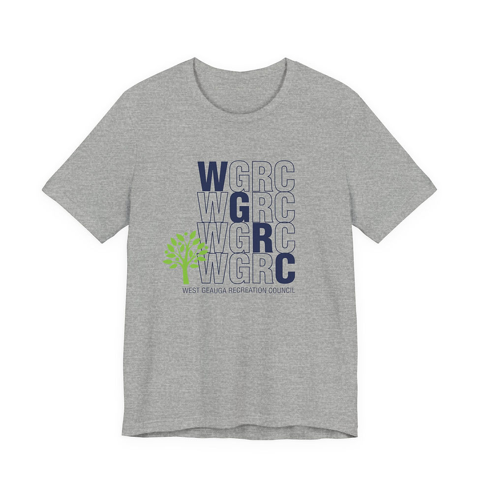 Thumbnail: WGRC Stacked Unisex Jersey Short Sleeve Tee