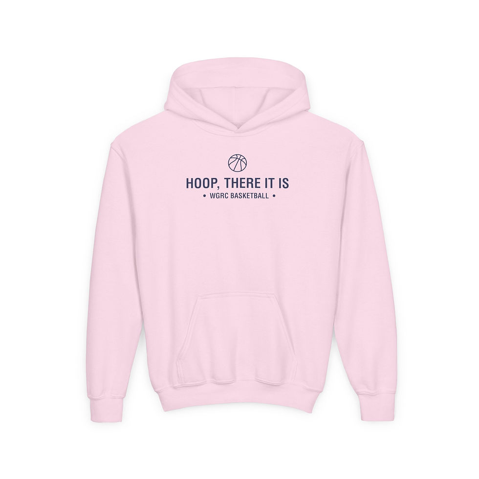 Thumbnail: Basketball Hoop There It Is - Youth Heavy Blend Hooded Sweatshirt
