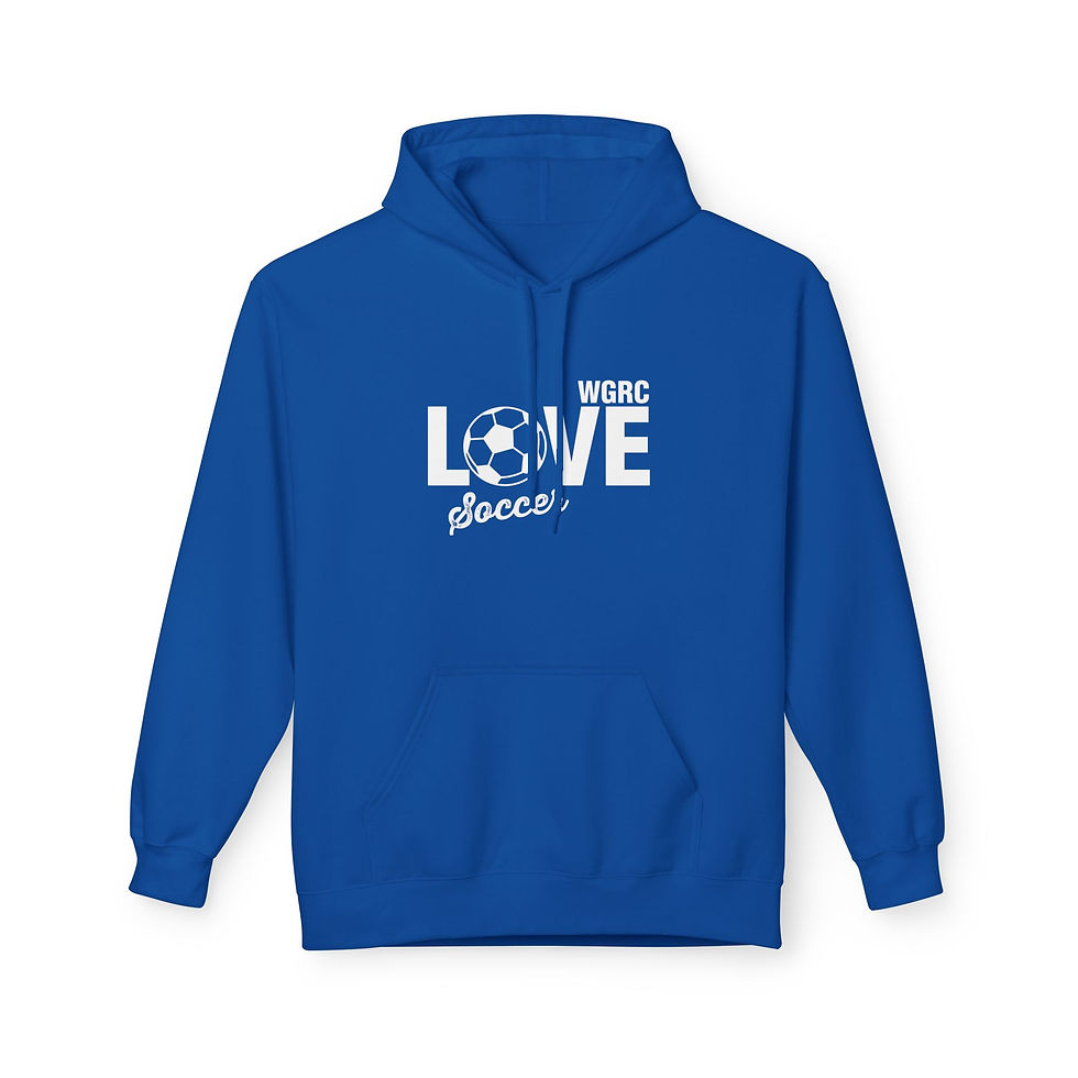 Thumbnail: Soccer Love - Adult Unisex Midweight Softstyle Fleece Hoodie