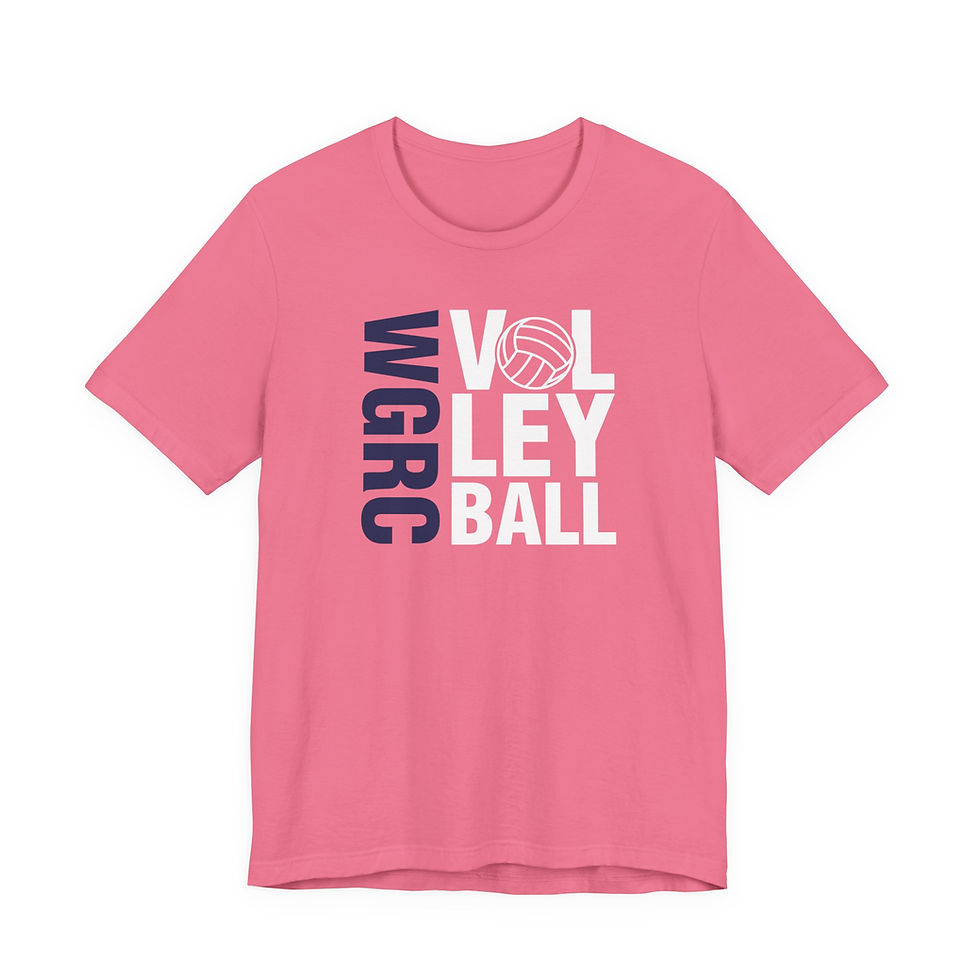 Thumbnail: Volleyball Stacked - Adult Short Sleeve Tee