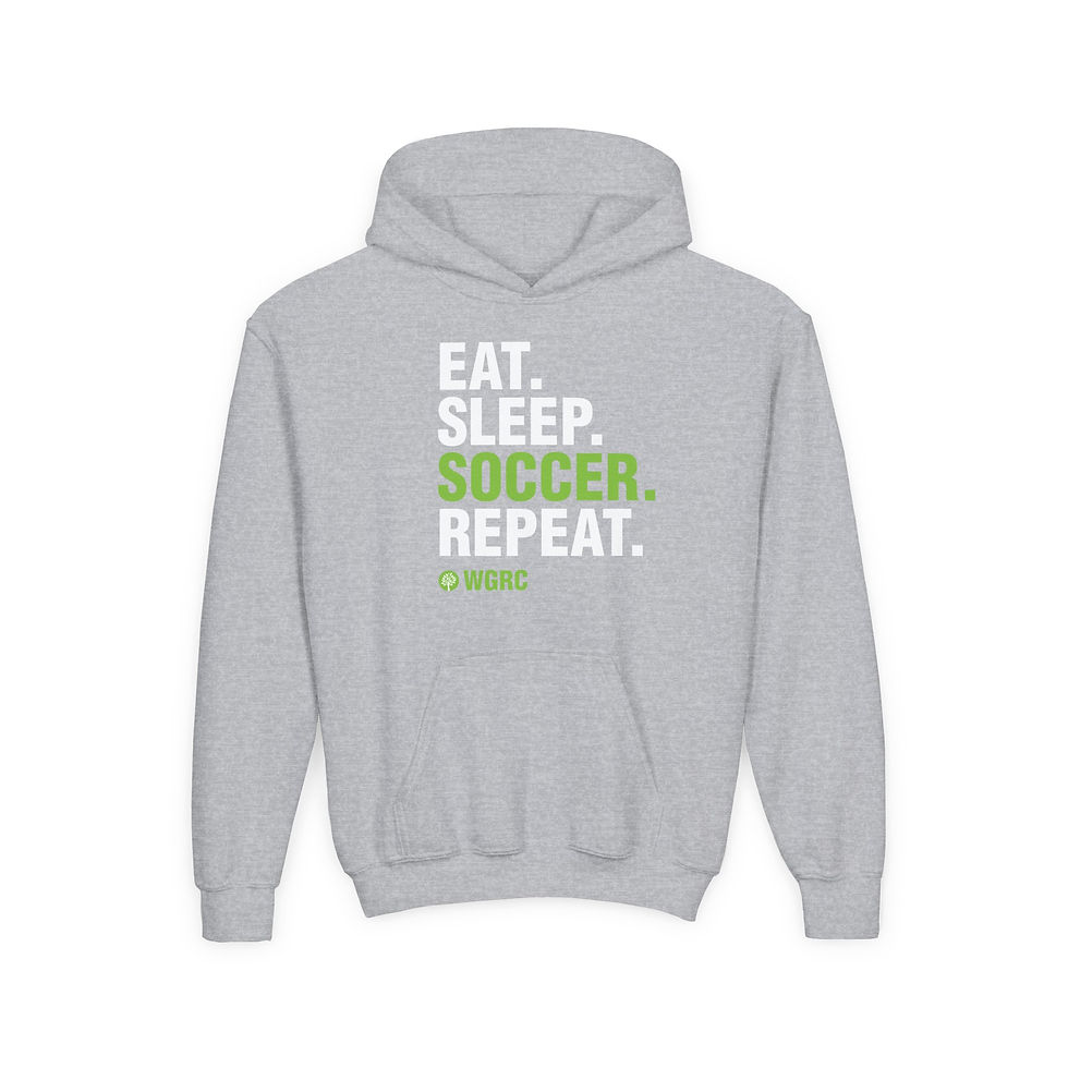 Soccer Eat Sleep Repeat - Youth Heavy Blend Hooded Sweatshirt