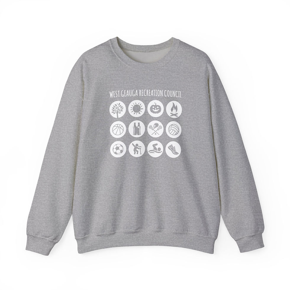 Thumbnail: WGRC Circles - Unisex Heavy Blend™ Crewneck Sweatshirt