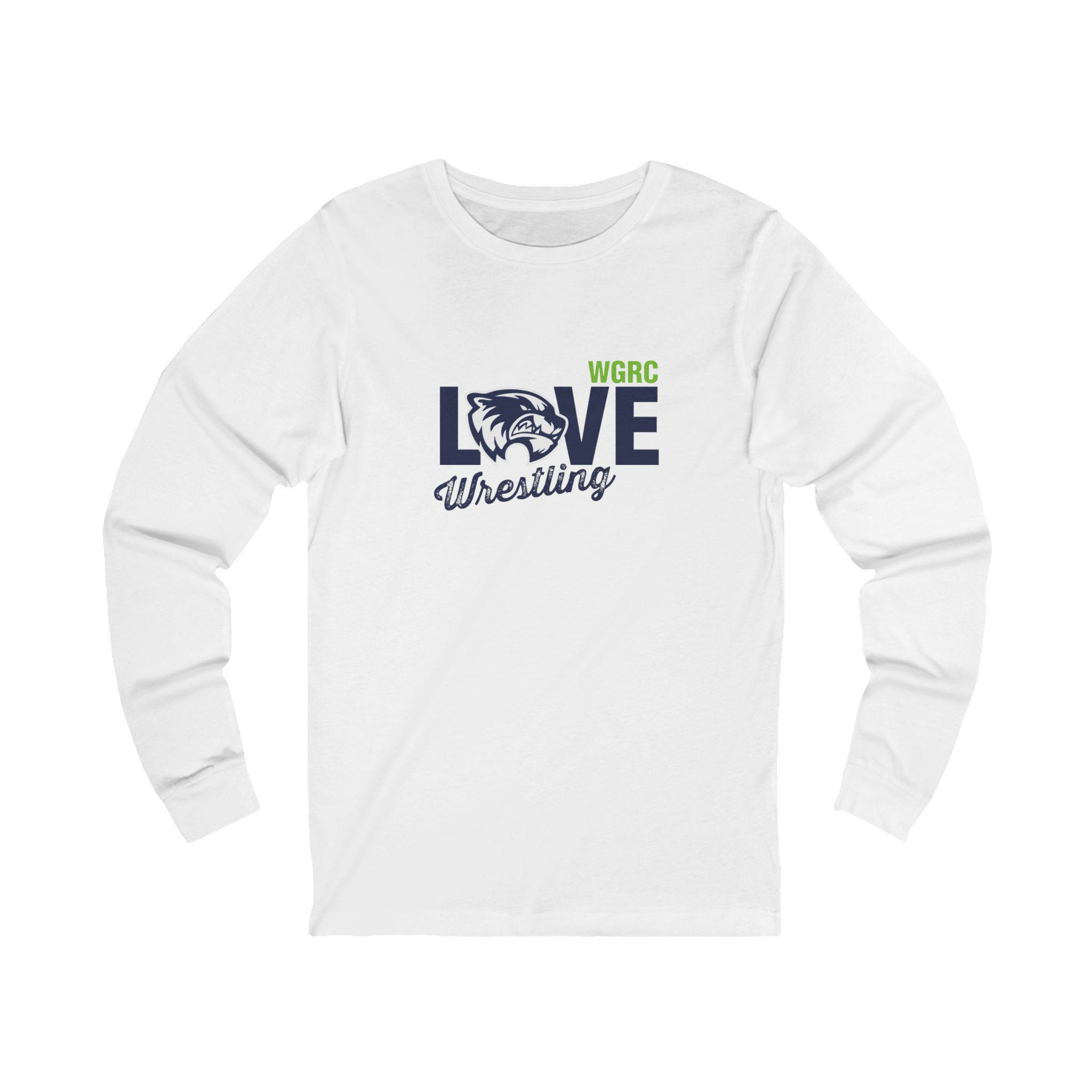 Wrestling Love - Adult Unisex Jersey Long Sleeve Tee