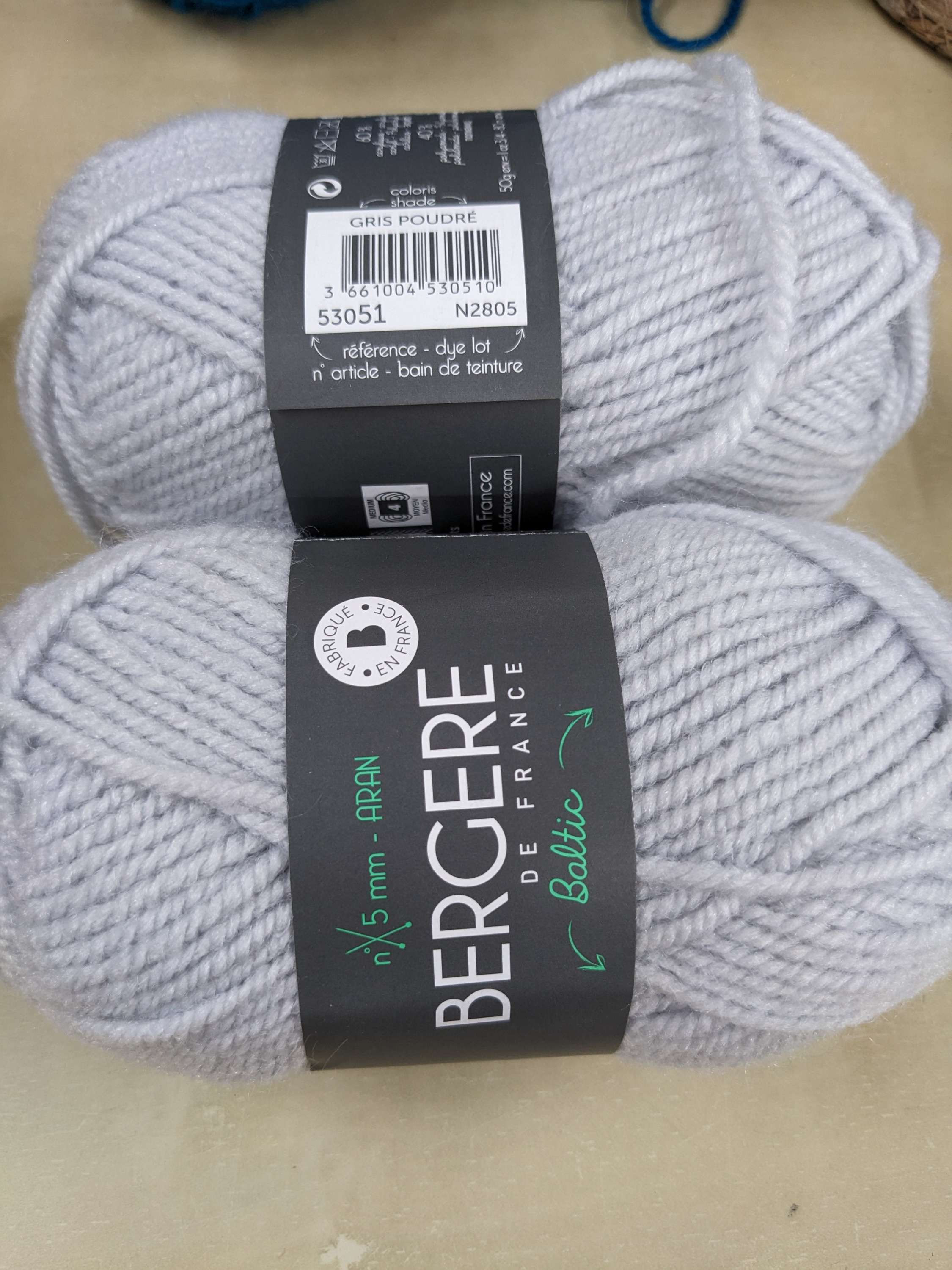 Baltic gris poudré Bergère de France