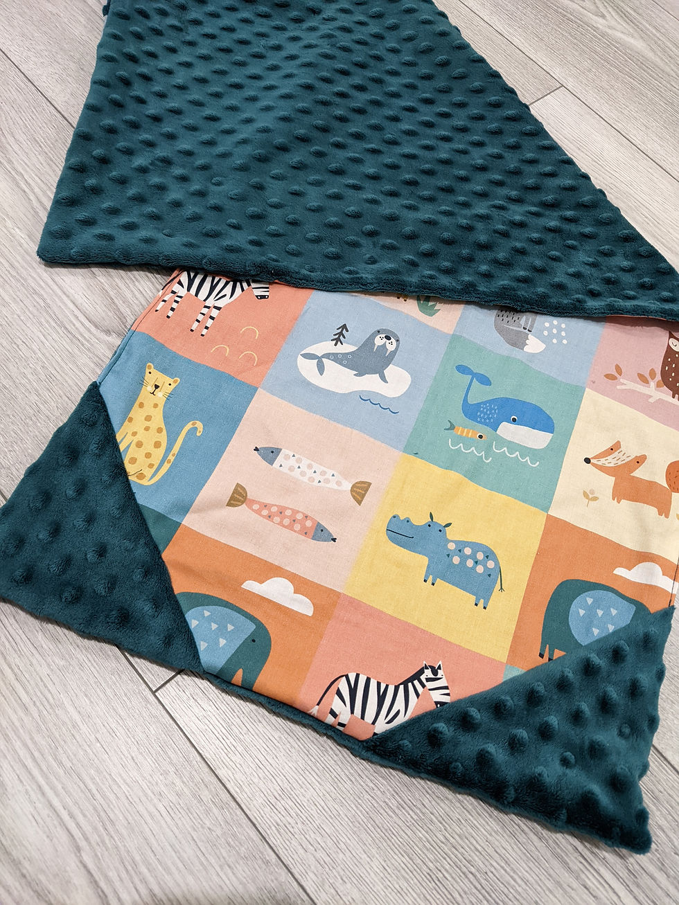 couverture bébé minky