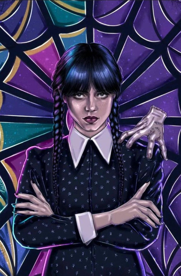 PP162 WEDNESDAY ADAMS 6FT PANEL