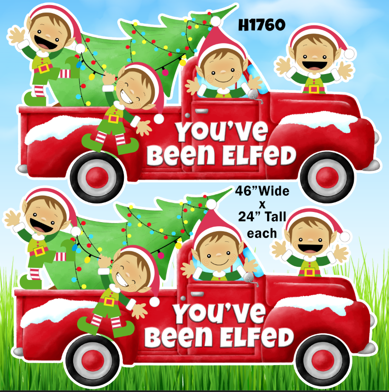 H1760 YOU'VE BEEN ELFED TRUCK