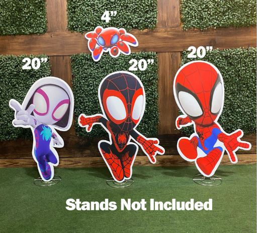 H149 4 PIECE SPIDEY SPIDERMAN AND FRIENDS SET