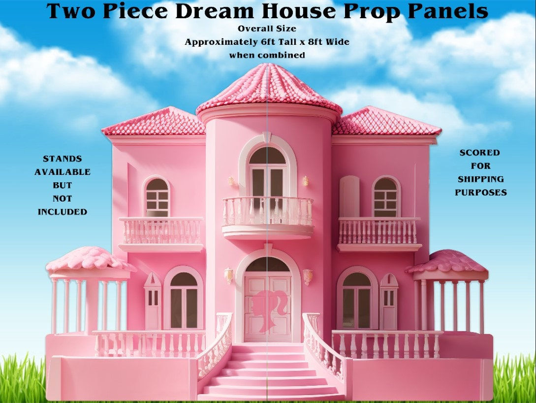 Inspired Doll House Panels, Stands Not Included Scored to Ship
