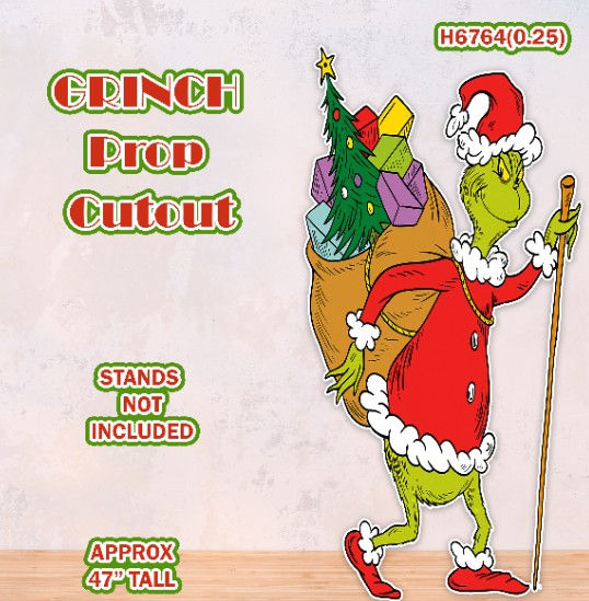 H6764 GRINCH PROP CUTOUT
