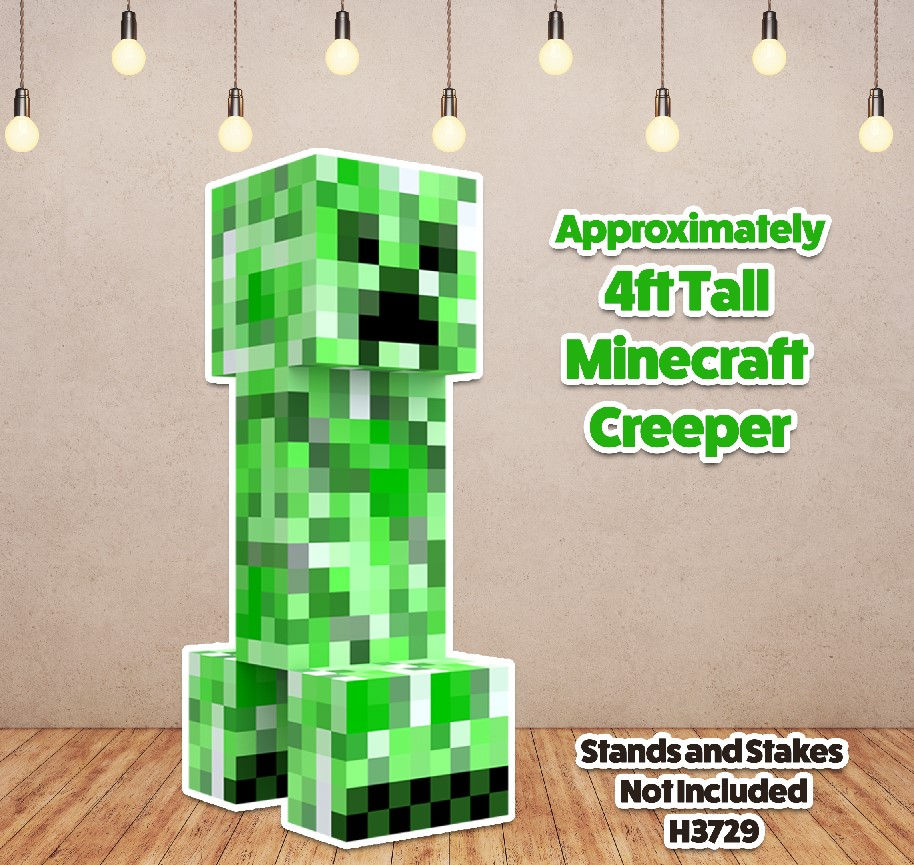 H3729 4FT TALL MINECRAFT CREEPER