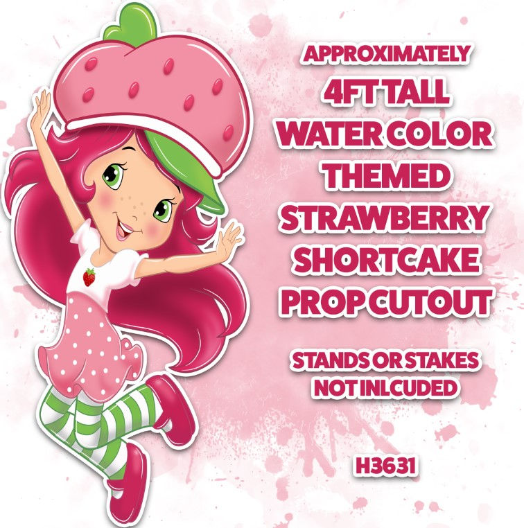 H3631 STRAWBERRY SHORTCAKE PROP CUTOUTS