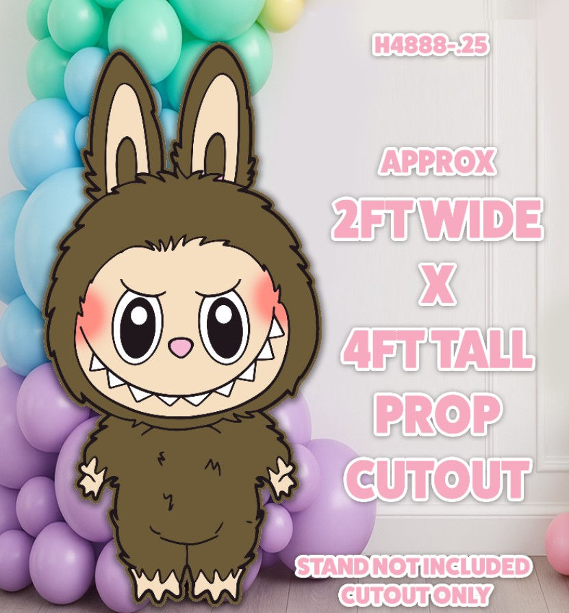 H4888 BROWN LA BUBU PROP CUTOUT