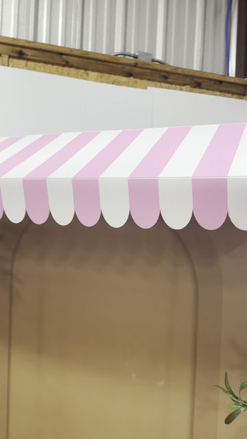 Thumbnail: SET OF 2 - 4FT BROWN AWNING - CANOPY - MOUTING ADHESIVSE INCLUDED