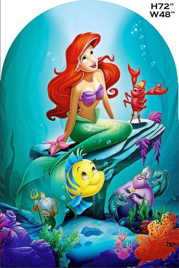 PP112 THE LITTLE MERMAID 6FT PANEL