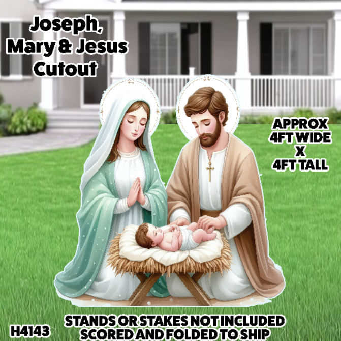 H4143 Joseph Mary and Jesus Listing