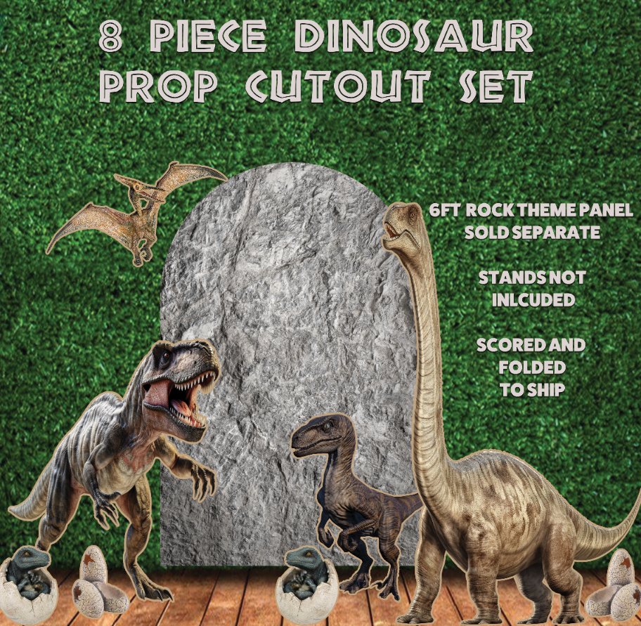 H3430 6FT ROCK THEME PANEL - DINOS SOLD SEPARETELY