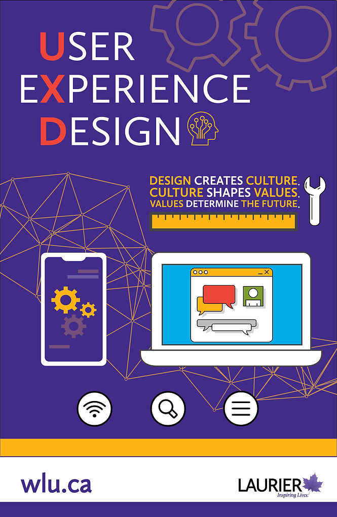 Laurier Ux Program poster | Samer Haks portfolio