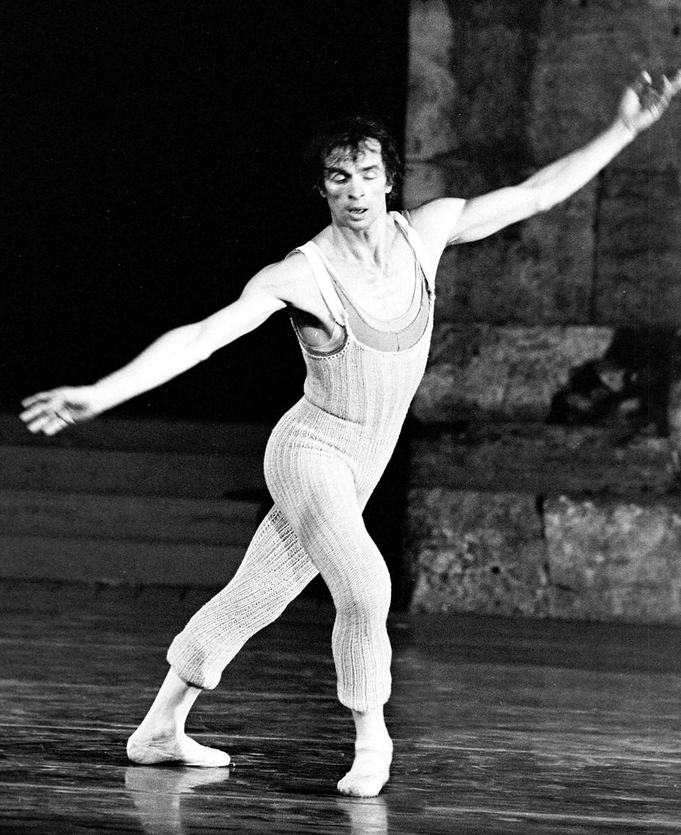 Ο Rudolf Nureyev στο Ωδείο Ηρώδου Αττικού το 1963