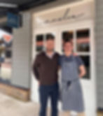 Alex and his Chef in their latest restaurant